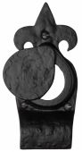 TC540 M&period;Marcus The Tudor Collection Cylinder Pull with Cover Black Iron