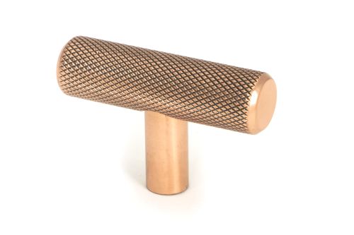 Click Here To Enlarge This Photo Of 50587 From the Anvil Polished Bronze Brompton T-Bar Cabinet Knob