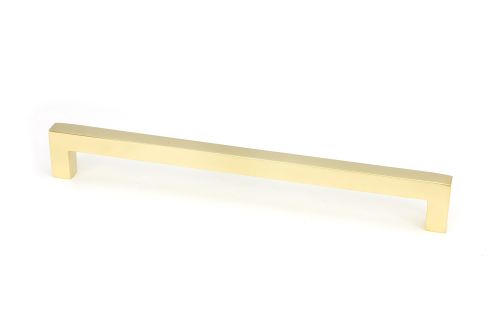 Click Here To Enlarge This Photo Of 50673 From the Anvil Polished Brass Albers Pull Handle - Large 224mm c&sol;c