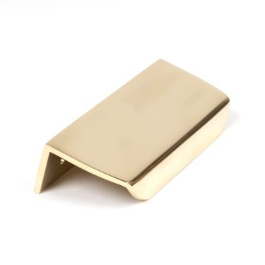 Click Here To Enlarge This Photo Of 50678 From the Anvil Polished Brass 100mm Moore Edge Pull