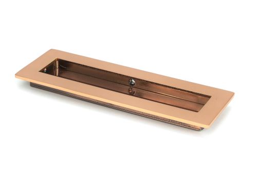 Click Here To Enlarge This Photo Of 50136 From the Anvil Polished Bronze 175mm Plain Rectangular Pull