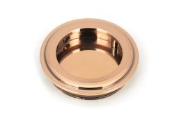 50142 From the Anvil Polished Bronze 60mm Art Deco Round Pull