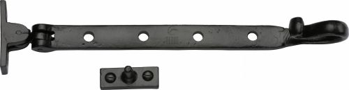 Click Here To Enlarge This Photo Of TC580 254 M&period;Marcus The Tudor Collection Casement Window Stay Shepherd'S Crook Pattern 10" Black Iron