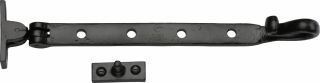 TC580 254 M&period;Marcus The Tudor Collection Casement Window Stay Shepherd'S Crook Pattern 10" Black Iron