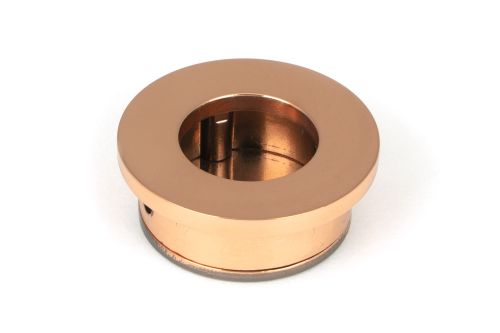 Click Here To Enlarge This Photo Of 50151 From the Anvil Polished Bronze 34mm Round Finger Edge Pull