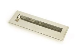 50152 From the Anvil Polished Nickel 175mm Art Deco Rectangular Pull