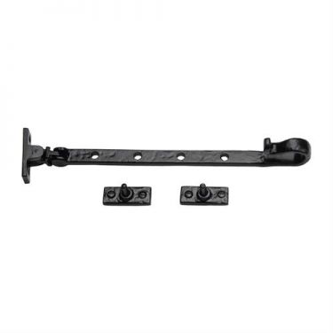 Click Here To Enlarge This Photo Of TC580 305 M&period;Marcus The Tudor Collection Casement Window Stay Shepherd'S Crook Pattern 12" Black Iron