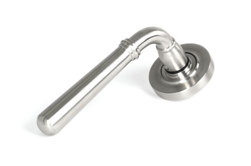 Click Here To Enlarge This Photo Of 46536 From the Anvil Satin Marine SS &lpar;316&rpar; Newbury Lever on Rose Set &lpar;Plain&rpar; - Unsprung