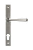 49800 From the Anvil Satin Marine SS &lpar;316&rpar; Avon Slimline Lever Espag&period; Lock Set - 92mm centres - 212mm screw centres