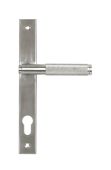 49802 From the Anvil Satin Marine SS &lpar;316&rpar; Brompton Slimline Espag&period; Lock Set - 92mm centres - 212mm screw centres