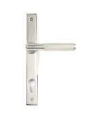 49803 From the Anvil Polished Marine SS &lpar;316&rpar; Brompton Slimline Espag&period; Lock Set - 92mm centres - 212mm screw centres