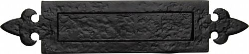 Click Here To Enlarge This Photo Of TC770 M&period;Marcus The Tudor Collection Fleur De Lys Letterplate Black Iron