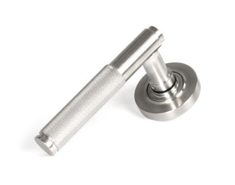 Click Here To Enlarge This Photo Of 49840 From the Anvil Satin Marine SS &lpar;316&rpar; Brompton Lever on Rose Set &lpar;Plain&rpar;