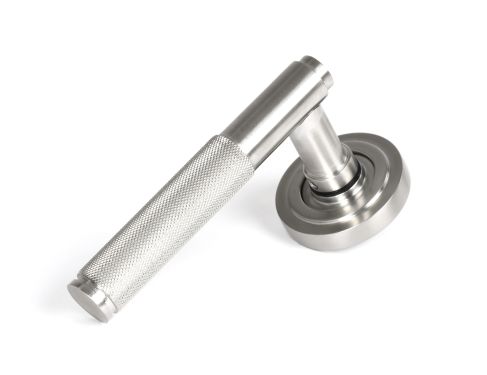 Click Here To Enlarge This Photo Of 49841 From the Anvil Satin Marine SS &lpar;316&rpar; Brompton Lever on Rose Set &lpar;Art Deco&rpar;