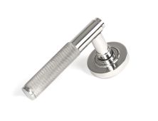 49844 From the Anvil Polished Marine SS &lpar;316&rpar; Brompton Lever on Rose Set &lpar;Plain&rpar;