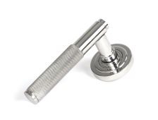 49845 From the Anvil Polished Marine SS &lpar;316&rpar; Brompton Lever on Rose Set &lpar;Art Deco&rpar;