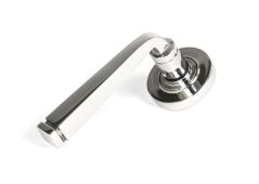49852 From the Anvil Polished Marine SS &lpar;316&rpar; Avon Round Lever on Rose Set &lpar;Plain&rpar;