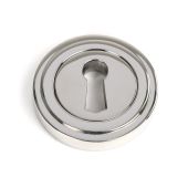 49869 From the Anvil Polished Marine SS &lpar;316&rpar; Round Escutcheon &lpar;Art Deco&rpar;