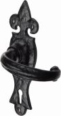 TC800 M&period;Marcus The Tudor Collection Door Handle Lever Lock Wroxeter Design Black Iron