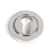 49876 From the Anvil Polished Marine SS &lpar;316&rpar; Round Euro Escutcheon &lpar;Plain&rpar;