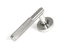 50071 From the Anvil Polished Marine SS &lpar;316&rpar; Brompton Lever on Rose Set &lpar;Beehive&rpar; - Unsprung