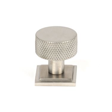 Click Here To Enlarge This Photo Of 46853 From the Anvil Satin SS &lpar;304&rpar; Brompton Cabinet Knob - 25mm &lpar;Square&rpar;
