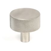 46891 From the Anvil Satin SS &lpar;304&rpar; Brompton Cabinet Knob - 32mm &lpar;No rose&rpar;
