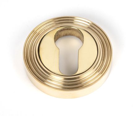 Click Here To Enlarge This Photo Of 50594 From the Anvil Polished Brass Round Euro Escutcheon &lpar;Beehive&rpar;
