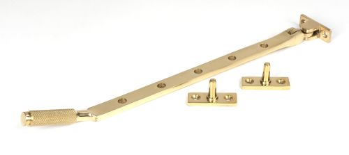 Click Here To Enlarge This Photo Of 50617 From the Anvil Polished Brass 12" Brompton Stay