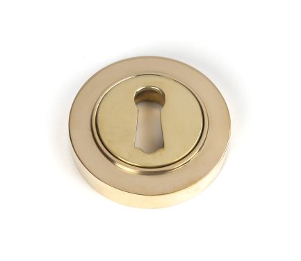 Click Here To Enlarge This Photo Of 50746 From the Anvil Polished Brass Round Escutcheon &lpar;Plain&rpar;