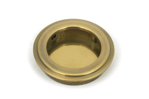 Click Here To Enlarge This Photo Of 48316 From the Anvil Aged Brass 60mm Art Deco Round Pull