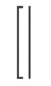 TDFPS-320-MB - Zoo Hardware Square Block Cabinet Pull Handle 320mm c&sol;c Matt Black Finish