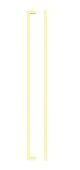 TDFPS-448-BG - Zoo Hardware Square Block Cabinet Pull Handle 448mm c&sol;c Brushed Gold Finish