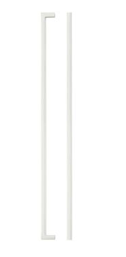 Click Here To Enlarge This Photo Of TDFPS-448-BN - Zoo Hardware Square Block Cabinet Pull Handle 448mm c&sol;c Brushed Nickel Finish