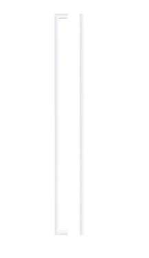 Click Here To Enlarge This Photo Of TDFPS-448-CP - Zoo Hardware Square Block Cabinet Pull Handle 448mm c&sol;c Polished Chrome Finish
