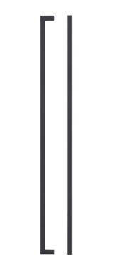 Click Here To Enlarge This Photo Of TDFPS-448-MB - Zoo Hardware Square Block Cabinet Pull Handle 448mm c&sol;c Matt Black Finish
