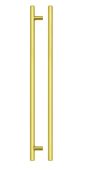 TDFPT-320-380BG - Zoo Hardware T Bar Cabinet Handle 320mm c&sol;c &lpar;380mm Overall Length&rpar; Brushed Gold Finish
