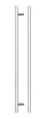 TDFPT-320-380CP - Zoo Hardware T Bar Cabinet Handle 320mm c&sol;c &lpar;380mm Overall Length&rpar; Polished Chrome Finish