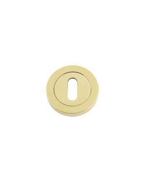 Click Here To Enlarge This Photo Of FB002PVD - Zoo Hardware Fulton & Bray Standard Key Escutcheon &lpar;50 x 8mm&rpar; PVD Brass