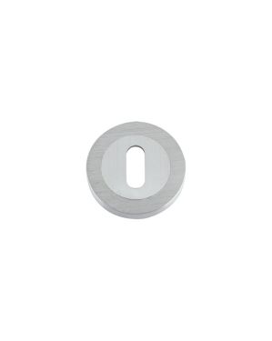 Click Here To Enlarge This Photo Of FB002SC - Zoo Hardware Fulton & Bray Standard Key Escutcheon &lpar;50 x 8mm&rpar; Satin Chrome
