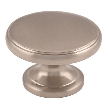 Click Here To Enlarge This Photo Of FTD524SSN -Carlisle Brass Fingertip Design Oxford Knob 32mm Satin Nickel