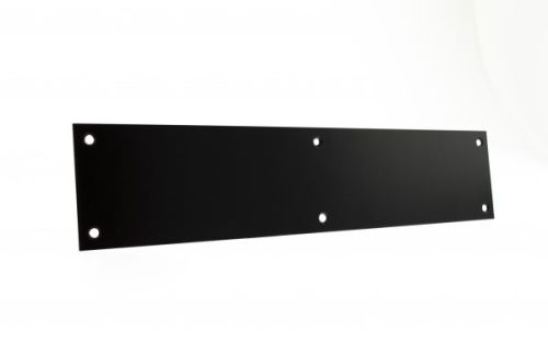 Click Here To Enlarge This Photo Of Atlantic - AFP65075MB Finger Plate Pre drilled with screws 650mm x 75mm - Matt Black