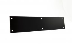 Atlantic - AFP65075MB Finger Plate Pre drilled with screws 650mm x 75mm - Matt Black