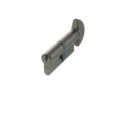 Click Here To Enlarge This Photo Of C620F93030 - AGB Euro Profile 5 Pin Cylinder & Turn 35-35mm &lpar;70mm&rpar; &ndash; Black Nickel
