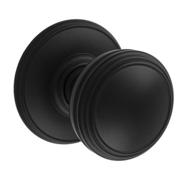 Click Here To Enlarge This Photo Of DK35CMB - Carlisle Brass Delamain Plain Mortice Knobs &lpar;Concealed Fix&rpar; Matt Black