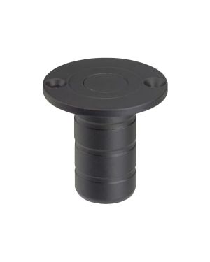 Click Here To Enlarge This Photo Of ZAS14A-PCB - Zoo Hardware Dust Socket for Flush Bolts &lpar;Wood&rpar; 20mm dia&period; x 38mm Powder Coated Black