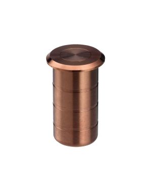 Click Here To Enlarge This Photo Of ZAS14-PVDBZ - Zoo Hardware Dust Socket for Flush Bolts &lpar;Concrete&rpar; 20mm dia&period; x 25mm PVD Bronze