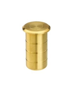 Click Here To Enlarge This Photo Of ZAS14-PVDSB - Zoo Hardware Dust Socket for Flush Bolts &lpar;Concrete&rpar; 20mm dia&period; x 25mm PVD Satin Brass