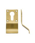 ZAS16-PVDSB - Zoo Hardware Cylinder Pull &lpar;Euro Profile&rpar; PVD Satin Brass