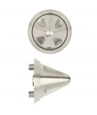Click Here To Enlarge This Photo Of ZS-AL010-010-SSS - Zoo Hardware Satin Stainless Steel Anti-Ligature Mortice Knobs